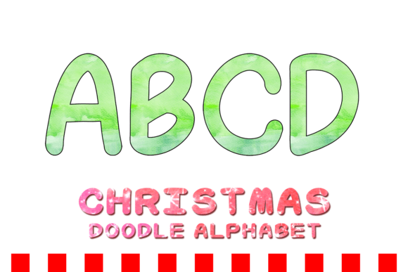 Bringing Festive Flair to Your Designs with Christmas Doodle Alphabet Letter 149