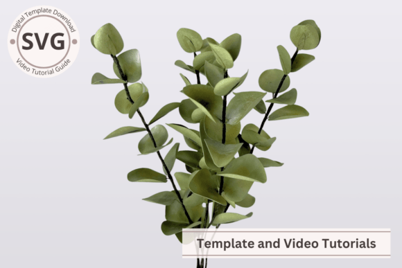 Craft Realistic Paper Eucalyptus Leaves with SVG Precision