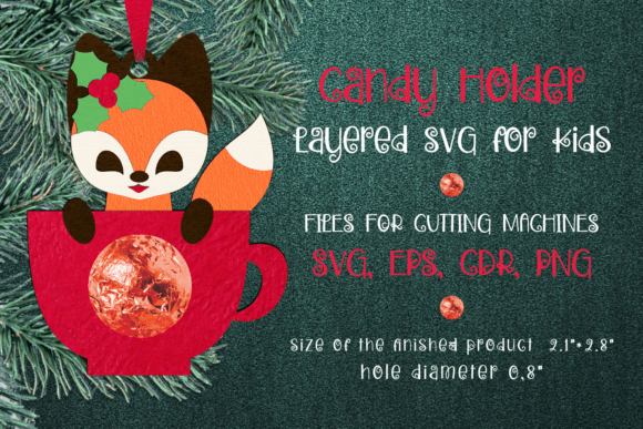 Crafting Holiday Magic with the Fox in a Cup Christmas Candy Holder