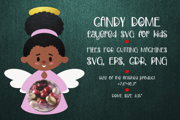 Creating Magic: A Complete Guide to the Black Angel Girl Christmas Candy Dome Paper Craft