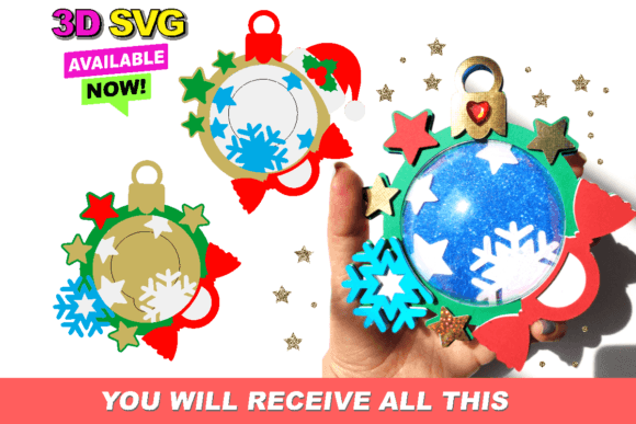 Elevate Your Holiday Decor with a 3D Candy Holder Christmas Ornament