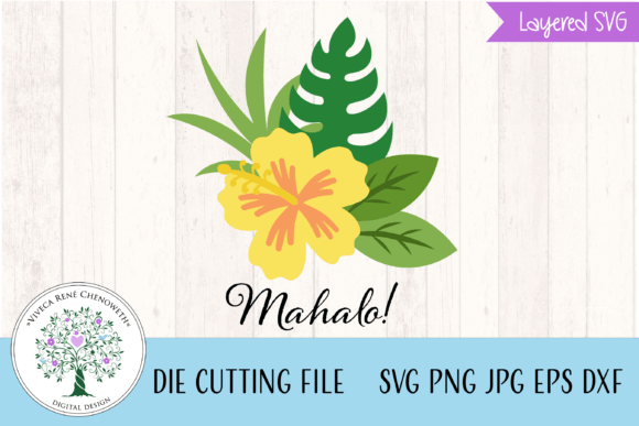 Elevating Creative Projects with Yellow Hibiscus Flower and Tropical Foliage