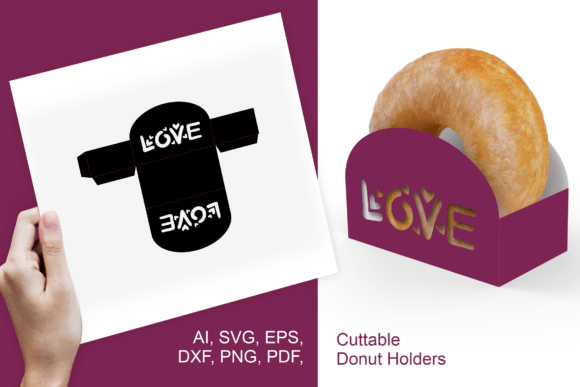 Evaluating the LOVE Decorative Holes Donut Holder SVG for Event Crafting