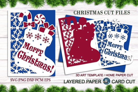 Strategic Holiday Communication: Leveraging Merry Christmas Paper Cut Card SVG for Impactful Branding