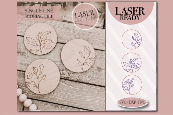 Stunning Round Floral Frame SVG for Gifts
