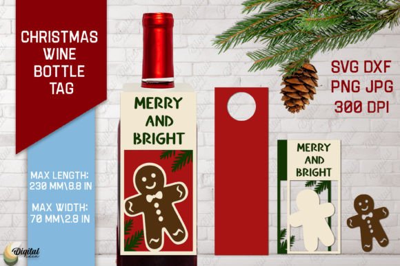 Transforming Holiday Spirits with the Gingerbread Man Christmas Wine Bottle Design