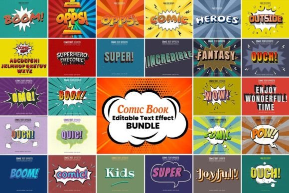 Unlocking Nostalgia: The Power of a Comic Book Editable Text Effect