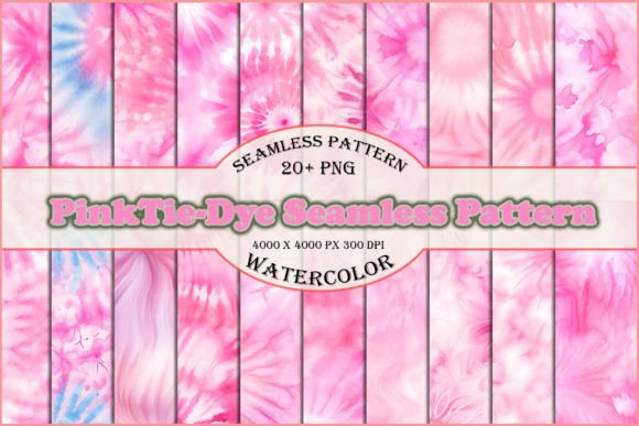 Unlocking Retro Vibes: The Ultimate Guide to the Pink Tie-Dye Seamless Pattern Bundle