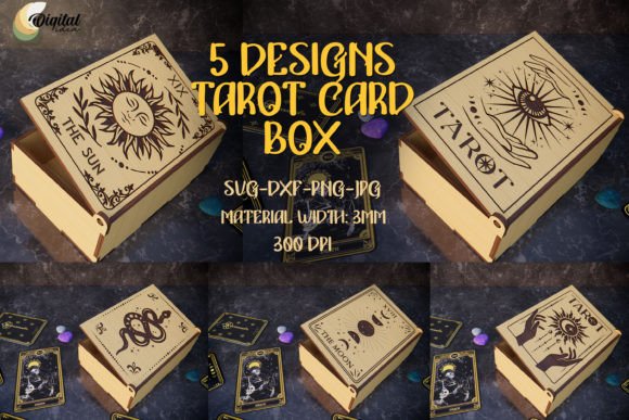 Unveiling the SVG Tarot Card Box Laser Cut Bundle